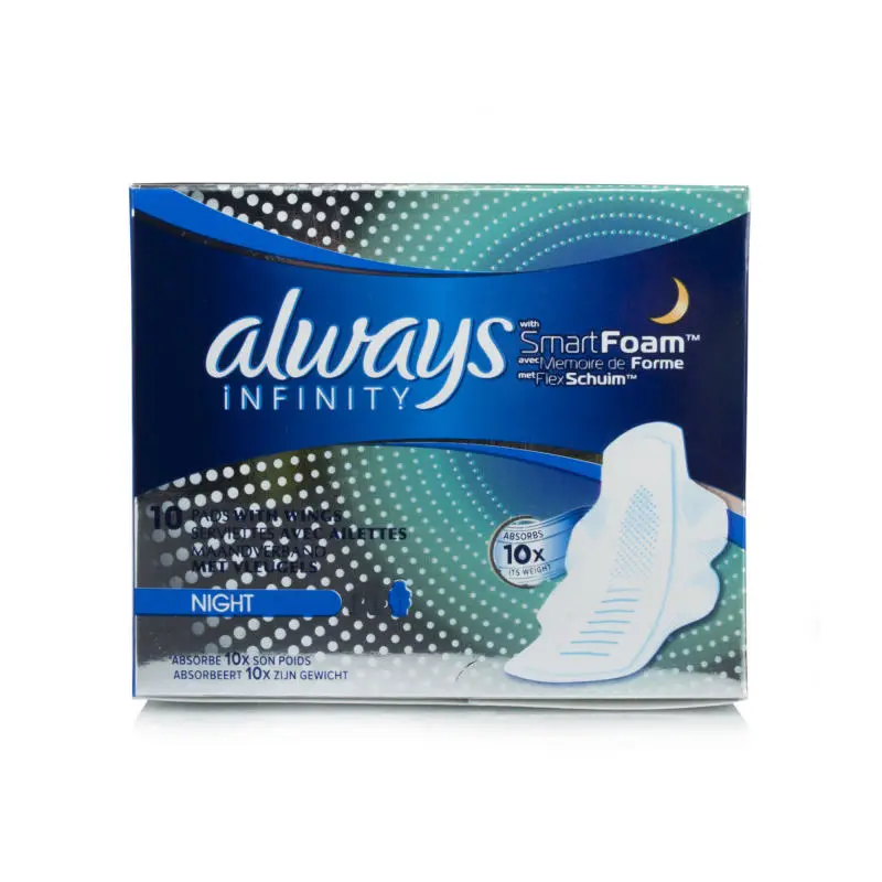 Always Infinity Night Pads With WIngs