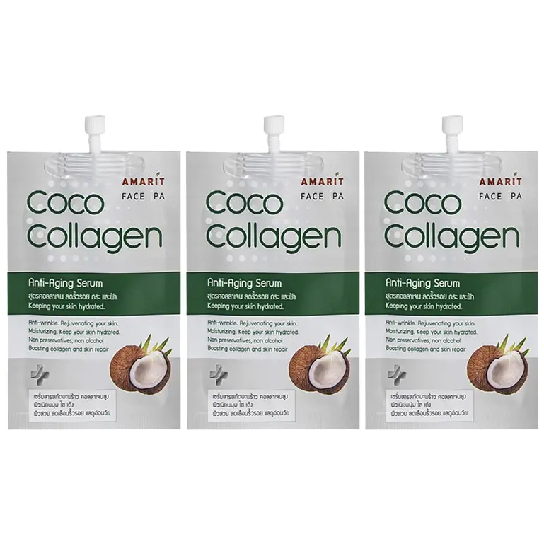 Amarit - Coco Collagen Anti-Aging Serum 10ml. (Pack of 3)