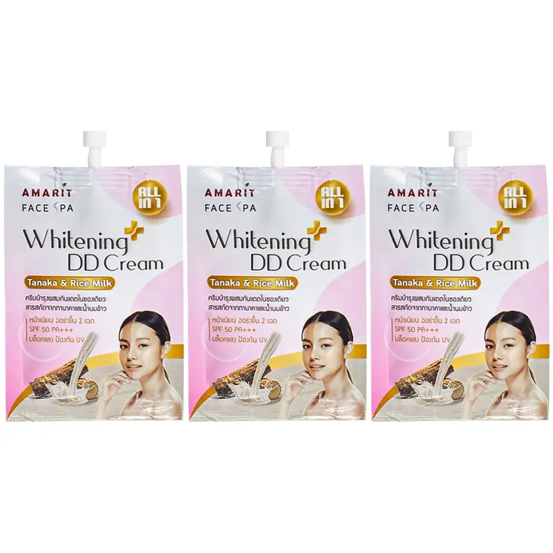 Amarit - Whitening DD Cream Tanaka 8ml. (Pack of 3)