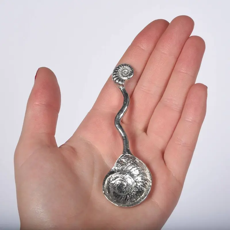 Ammonite Fossil Small Pewter Spoon