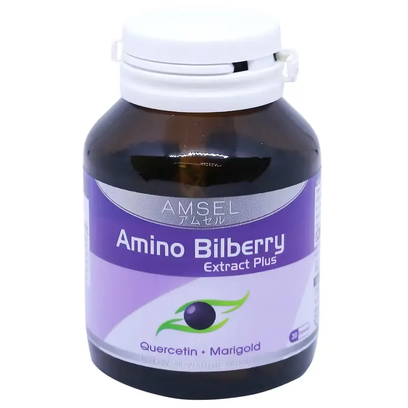Amsel - Amino Billberry Extract Plus, Quercetin + Marigold (30 capsules)