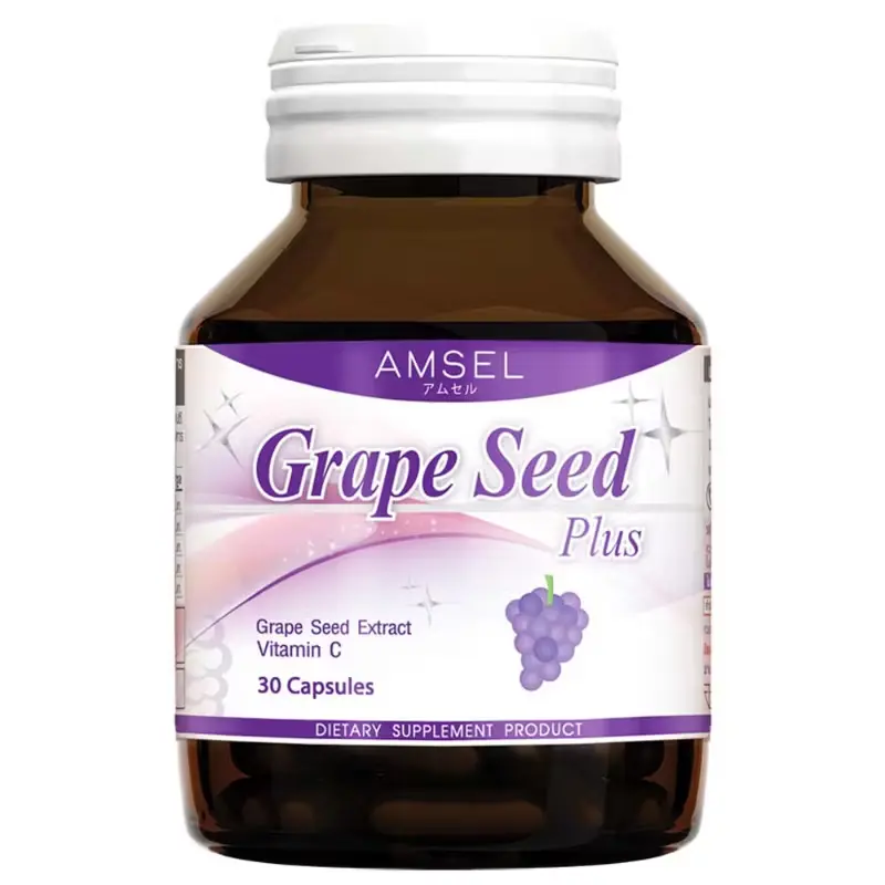 Amsel - Grape Seed Plus, Grape Seed Extract, Vitamin C (30 capsules)