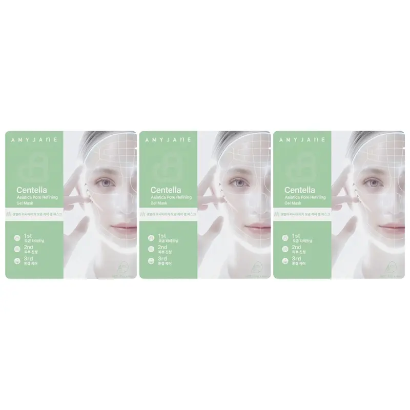 Amyjane - Centella Asiatica Pore Refining Gel Mask 35g. (Pack of 3)