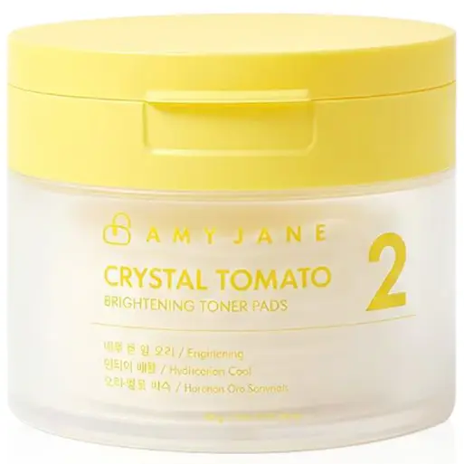 Amyjane - Crystal Tomato Brightening Toner Pads 120g. (80 pads)