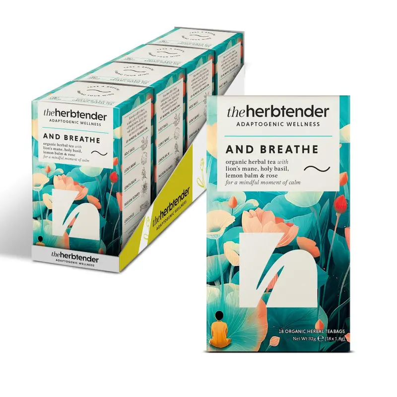 And Breathe Organic Herbal Tea Case (4 x Cartons)