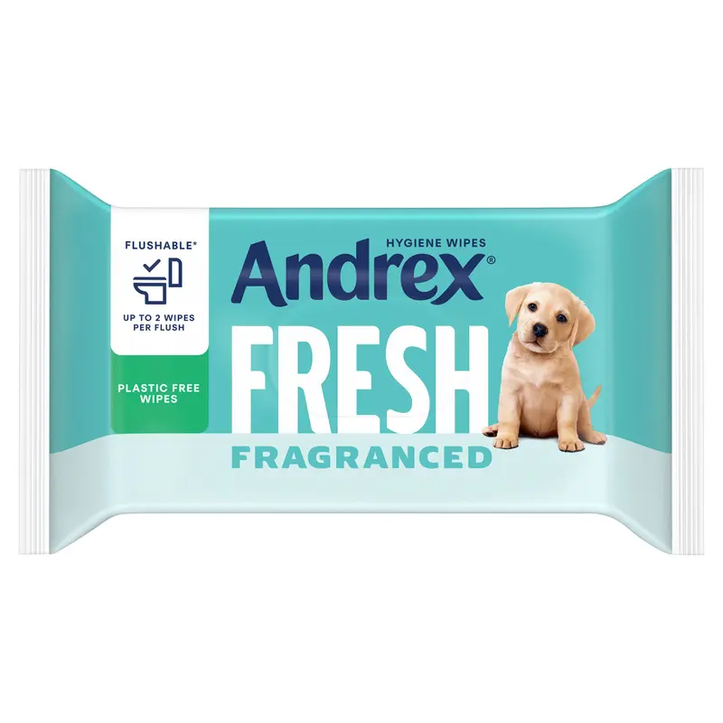 Andrex Washlets Fresh and Fragranced 30's x 6
