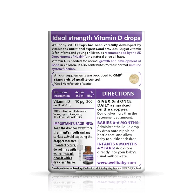 Anfield Pharmacy Children's Vitamin D Drops