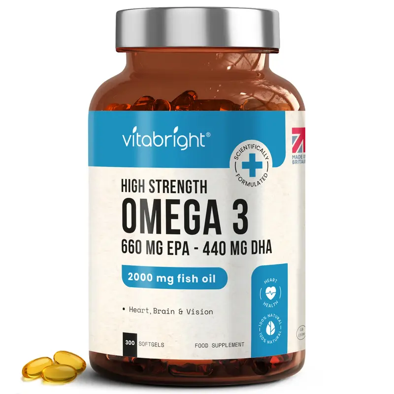 Anfield Pharmacy Omega 3 Fish Oil High Strength Capsules