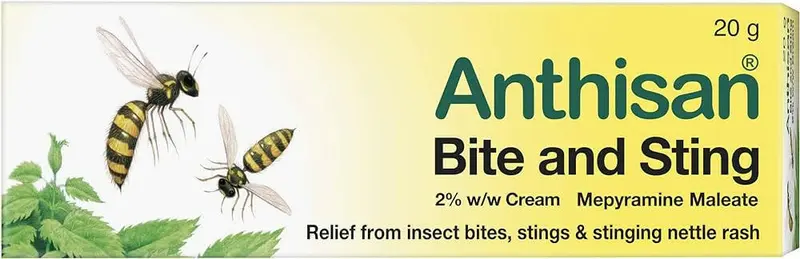 Anthisan Bite and Sting 2% w/w Cream 20g