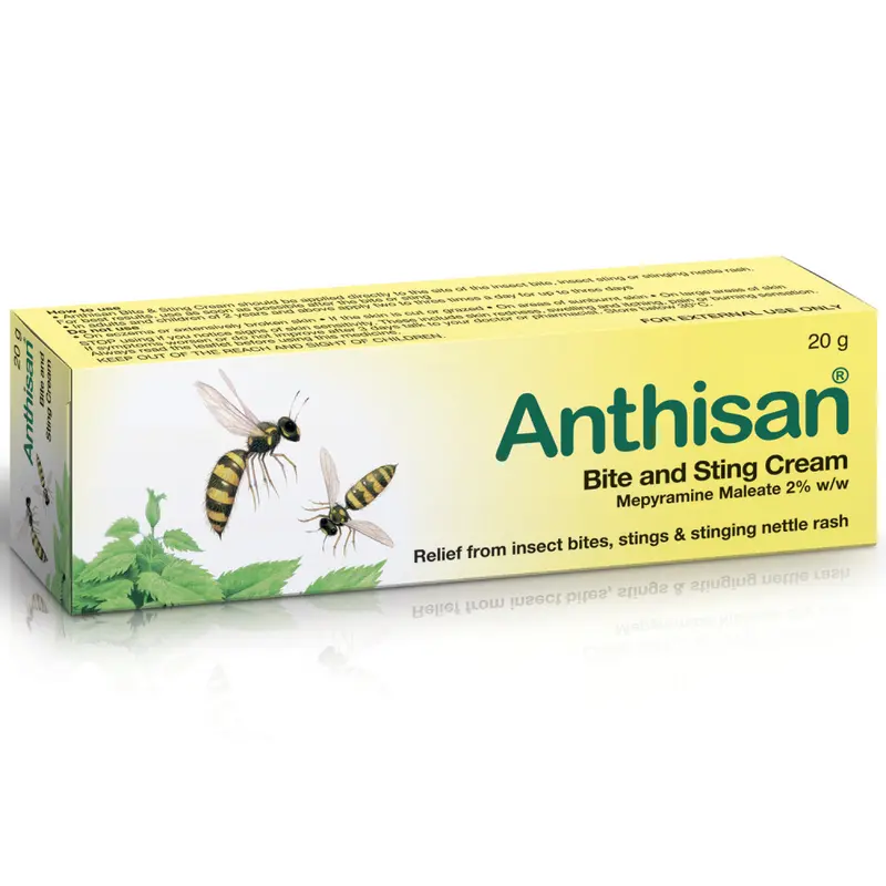 Anthisan Bite & Sting Cream 2% 20g