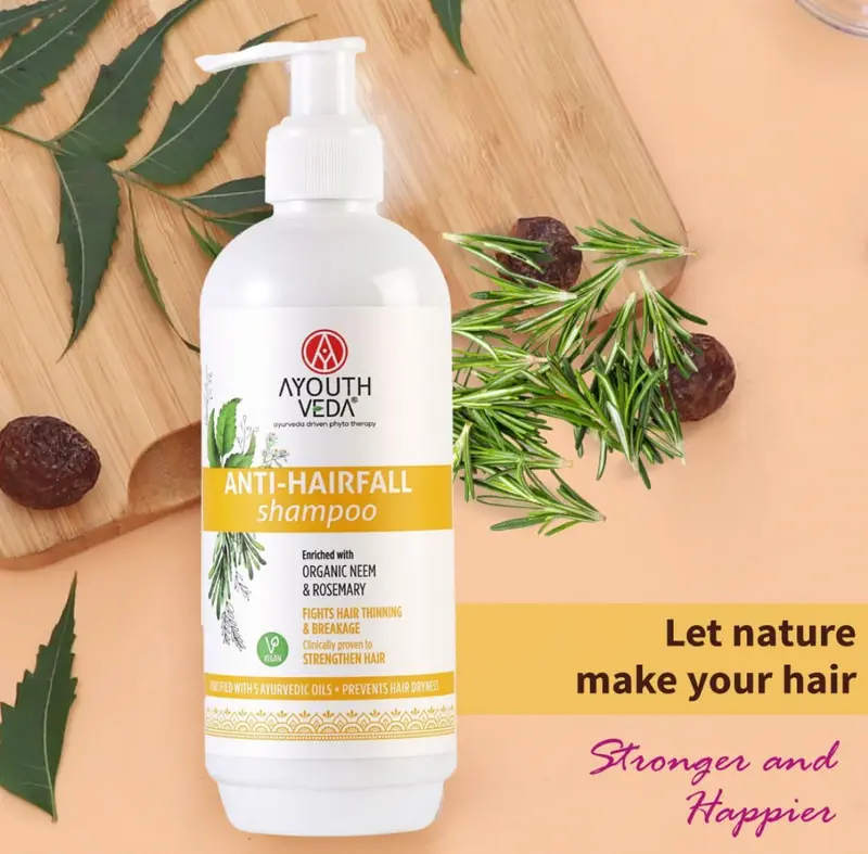 Anti Hairfall Shampoo with Organic Neem & Rosemary
