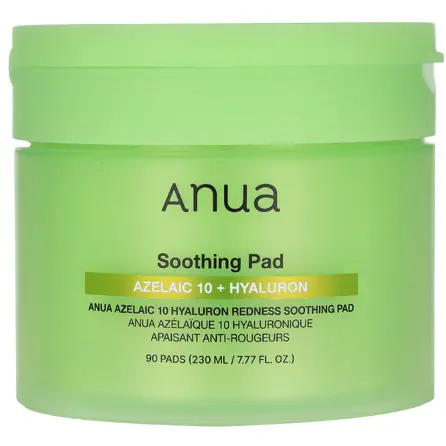 Anua - Azelaic 10 Hyaluron Redness Soothing Pad (90 Pads)