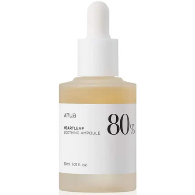 Anua - Heartleaf 80% Soothing Ampoule 30ml.