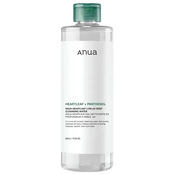 Anua - Heartleaf Low pH Deep Cleansing Water 500ml.