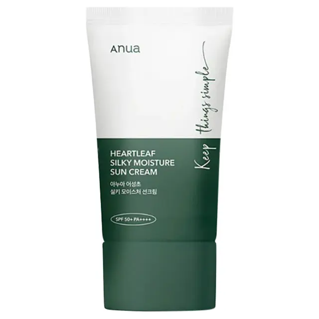 Anua - Heartleaf Silky Moisture Sun Cream SPF50+ PA++++ 50ml.