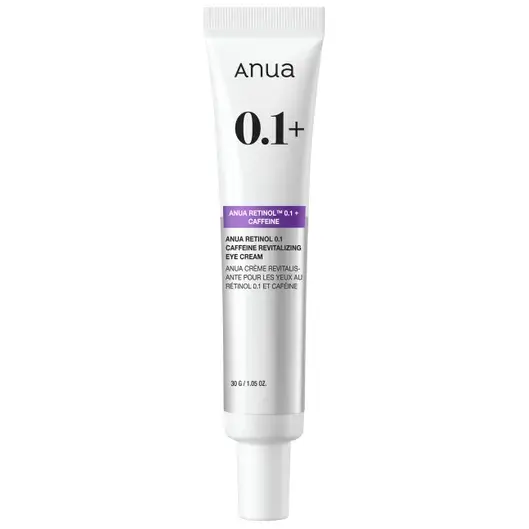 Anua - Retinol 0.1 Caffeine Revitalizing Eye Cream 30g.