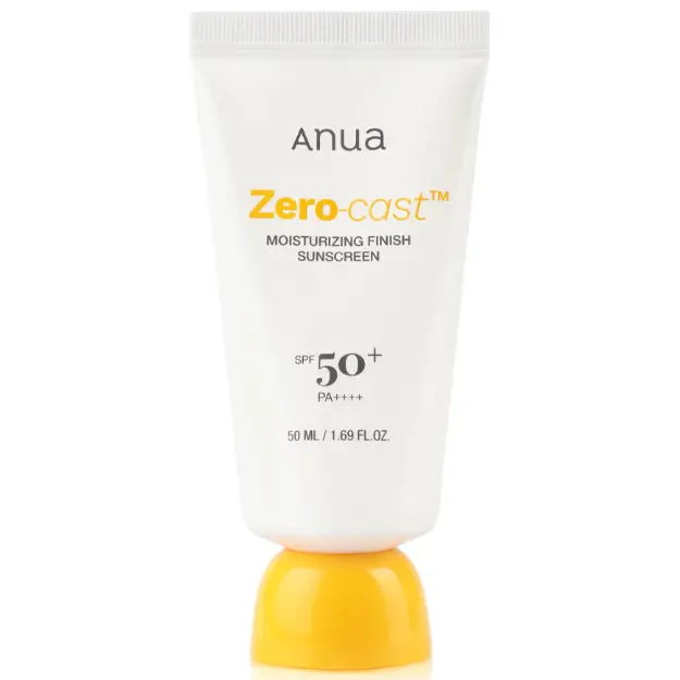 Anua - Zero-Cast Moisturizing Finish Sunscreen SPF50+ PA++++ 50ml.
