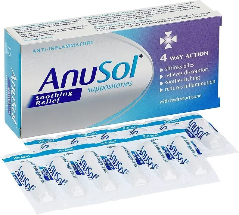 Anusol Soothing Relief Suppositories – 12 Suppositories