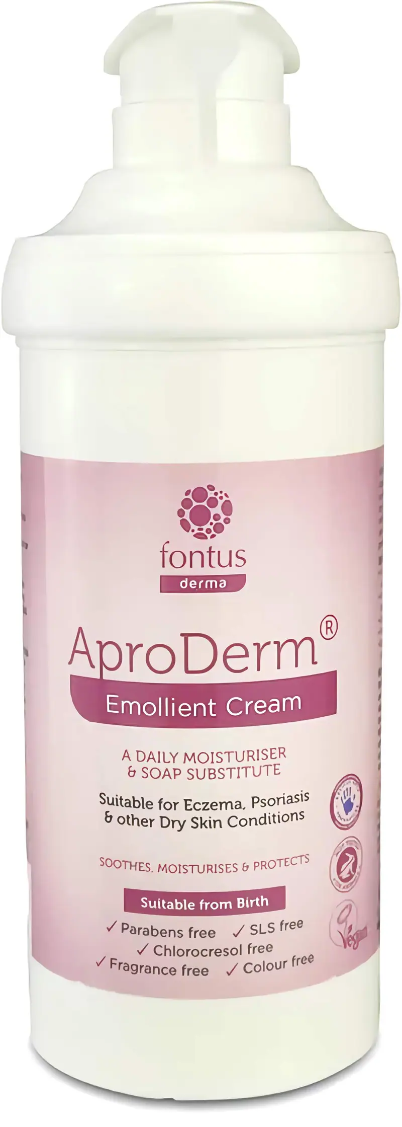 Aproderm Emollient Cream White Soft Paraffin 15% / Liquid Paraffin 6% - 500g