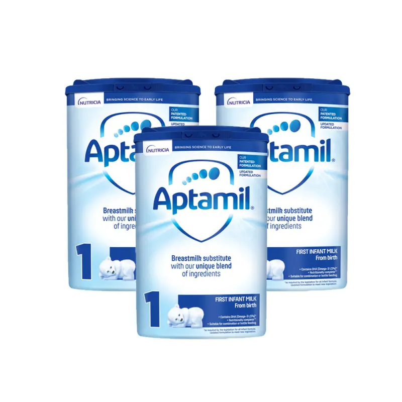 Aptamil 1 First Baby Milk Formula From Birth Triple Pack