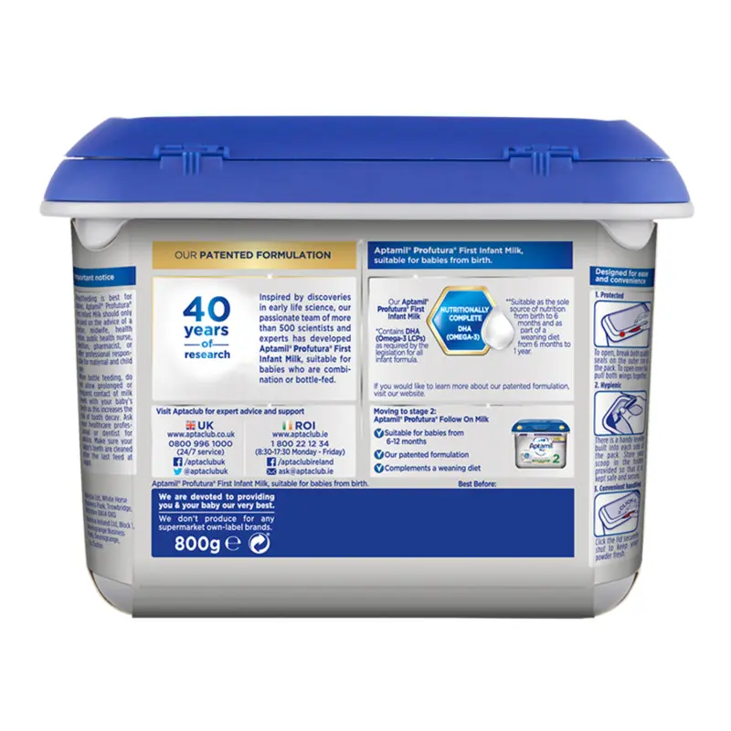 Aptamil ProFutura 1 First Baby Milk Formula From Birth