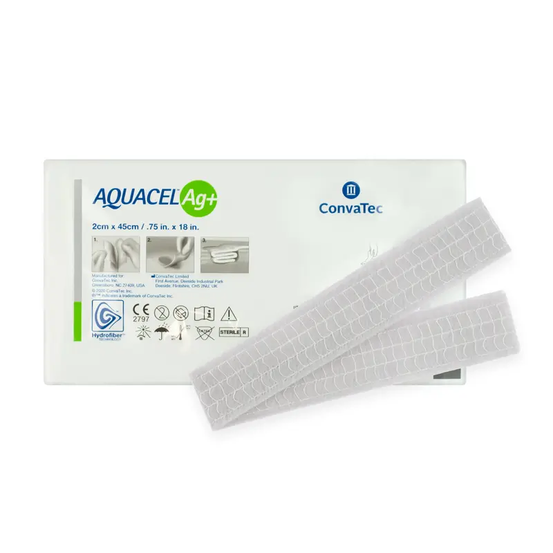 Aquacel Ag+ Ribbon Dressings - Silver Impregnated (Multiple Sizes) (x1 or 5)