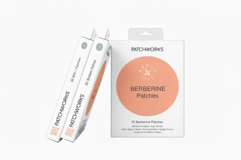 Ardun Life Berberine & Cinnamon Botanical Patches | Natural Equilibrium & Daily Support | 30-Day Supply | Vegan & Discreet | Transdermal Formula