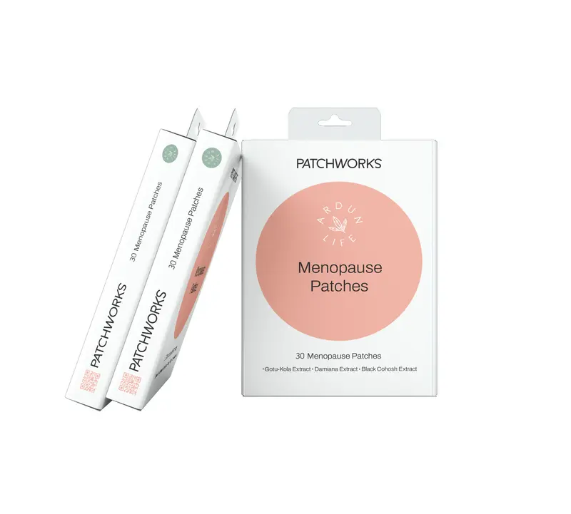 Ardun Life Menopause Support Patches | Botanical Balance with Black Cohosh & Gotu-Kola | 30-Day Supply | Vegan & Discreet | Alternative to Capsules