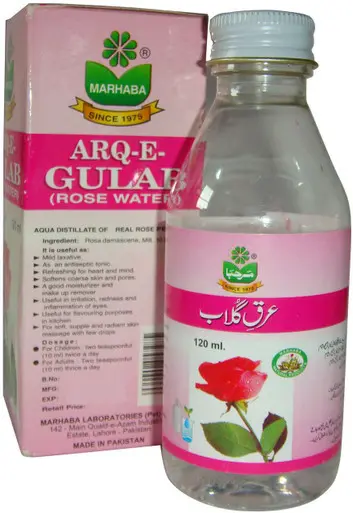 Arq gulab laxative antiseptic soft skin pores makeup remover
