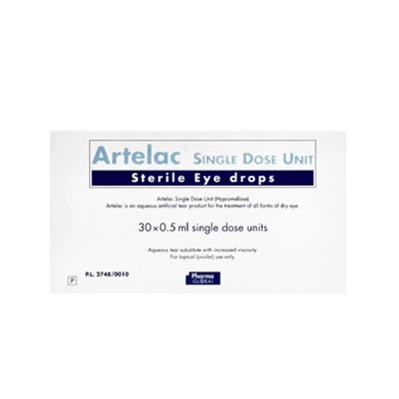 Artelac Single Dose Unit (SDU) 0.32% 0.5ml eye drops- 30's (P)