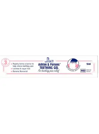 Ashton & Parsons Teething Gel 10ml - Soothes Sore Gums