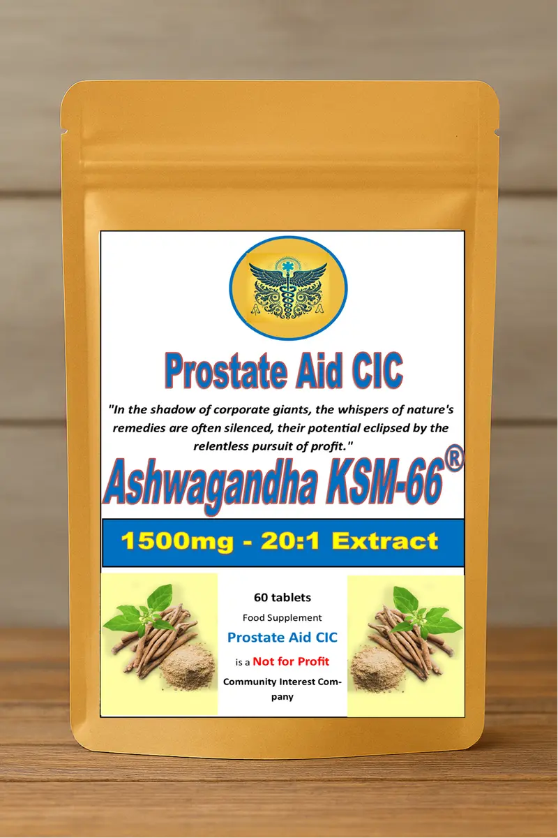 Ashwagandha KSM-66 Root Extract Capsules | Standardised Botanical Supplement UK