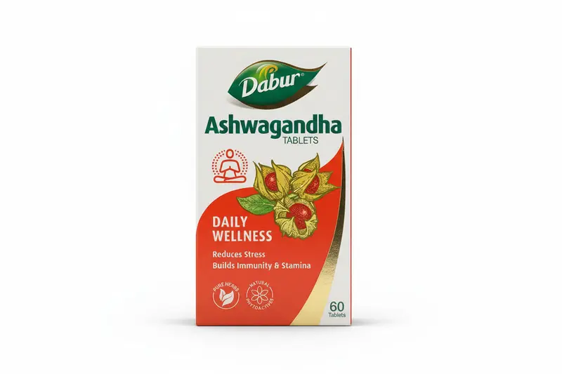 Ashwagandha Tablets – 60 Tablets | Daily Wellness Herbal Supplement