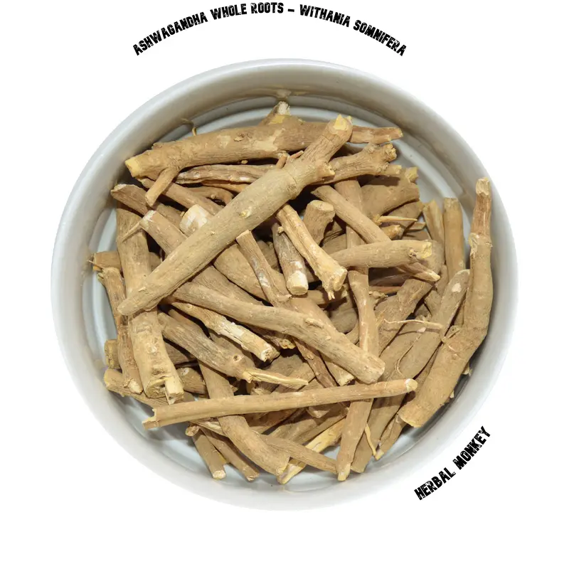 Ashwagandha Whole Root | Withania Somnifera | Premium Botanical