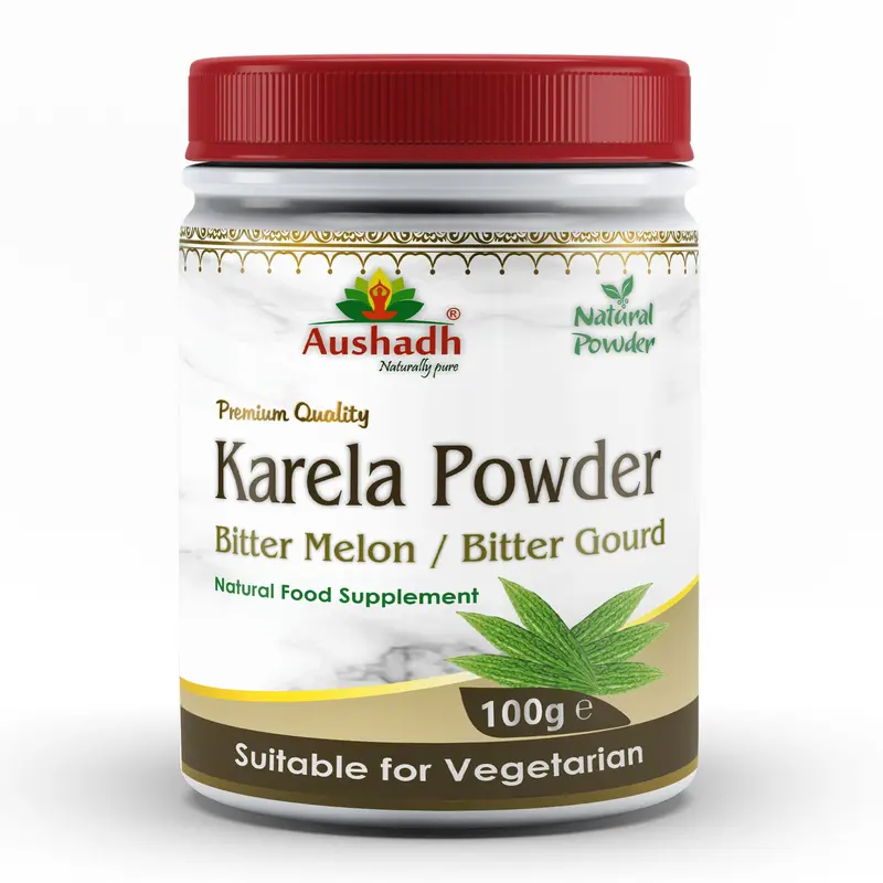 Aushadh Karela Powder 100 gram - Daily Wellness Support