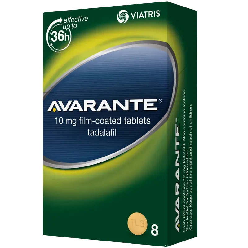 Avarante 10mg Film-Coated 8 Tablets