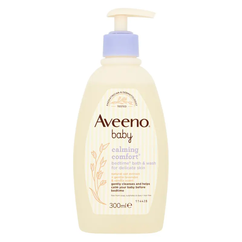 Aveeno Baby Calming Comfort Bedtime Bath and Wash