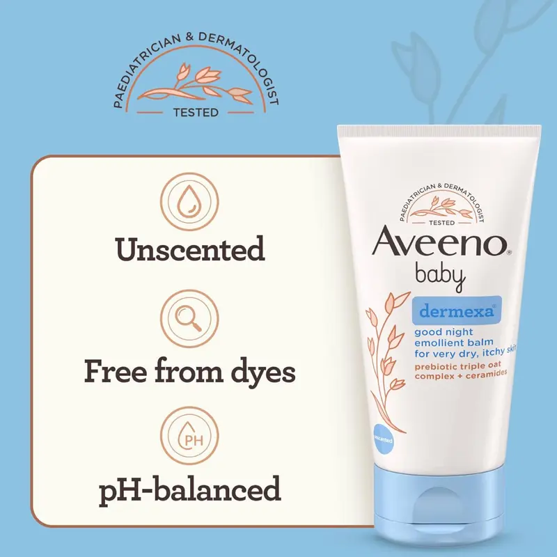 AVEENO® Baby Dermexa Good Night Emollient Balm 75ml (T)