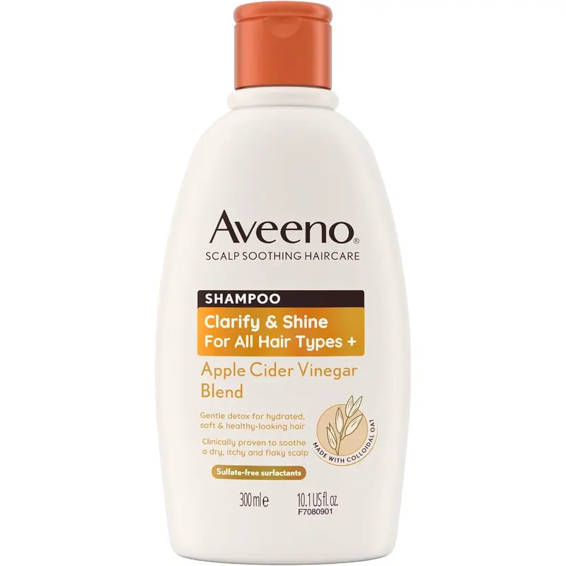 AVEENO Clarify & Shine Apple Cider Vinegar Shampoo 300ml