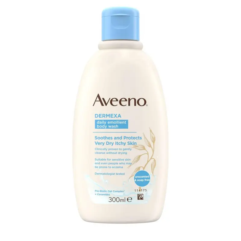 Aveeno dermexa daily emollient body wash 300ml (A)