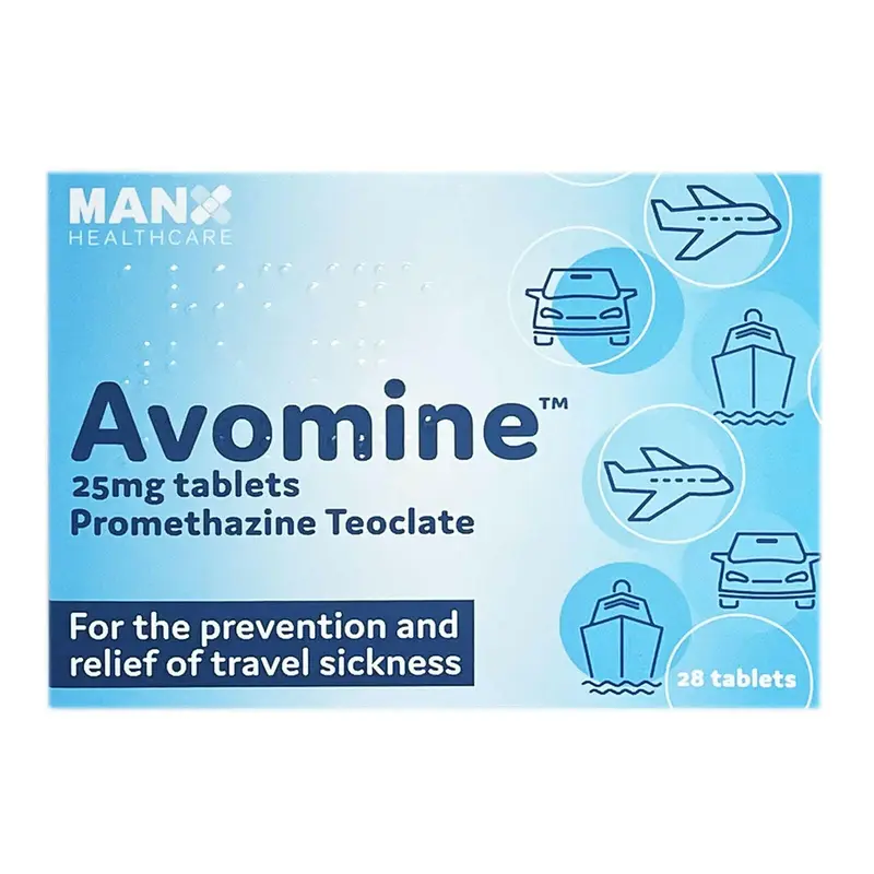 Avomine Promethazine Teoclate Tablets - 28 Tablets