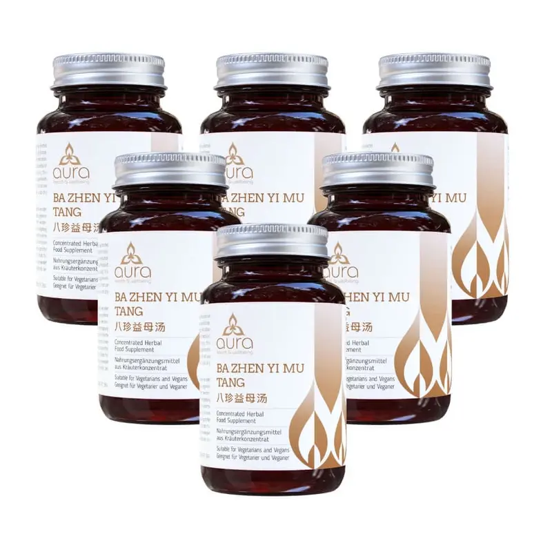 Ba Zhen Yi Mu Tang (Eight Treasure Motherwort) - 6 x 60 tablets