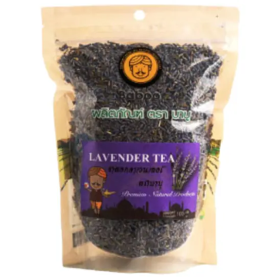 Baboo - Lavender Tea Organic & 100% Raw 100g.
