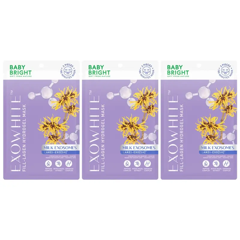 Baby Bright - Exowhite Fill-lagen Hydrogel Mask 20g. (Pack of 3)
