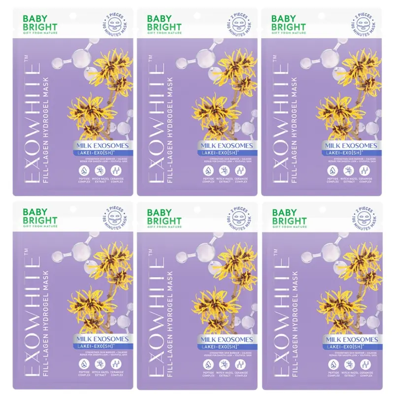 Baby Bright - Exowhite Fill-lagen Hydrogel Mask 20g. (Pack of 6)