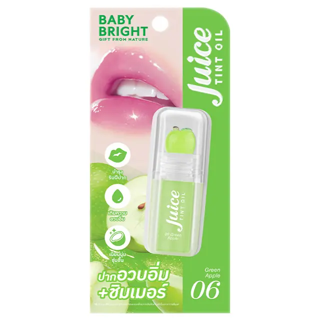 Baby Bright - Juice Tint Oil, Green Apple 3.1g.