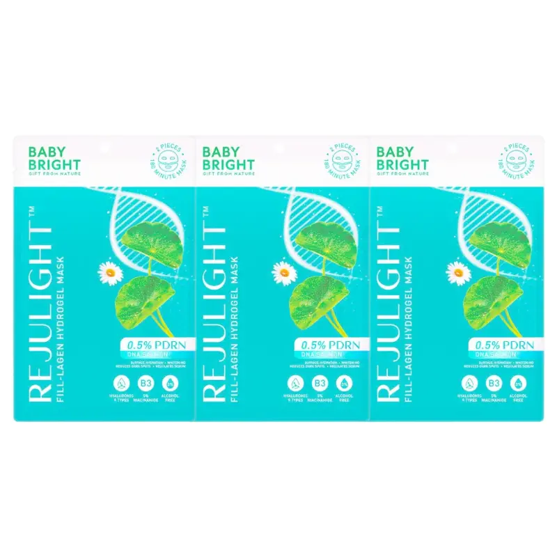 Baby Bright - Rejulight Fill-lagen Hydrogel Mask 20g. (Pack of 3)