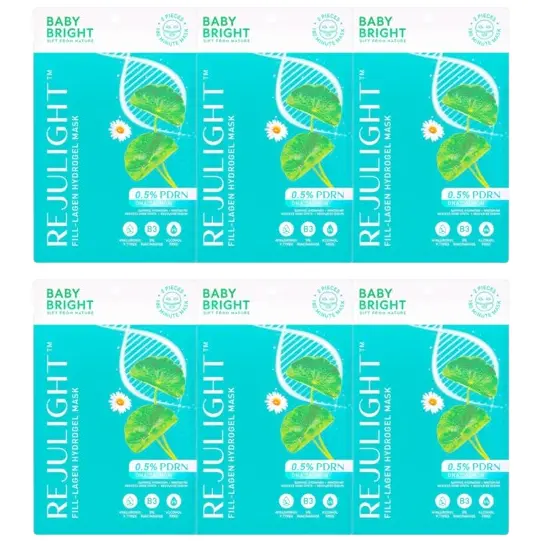 Baby Bright - Rejulight Fill-lagen Hydrogel Mask 20g. (Pack of 6)