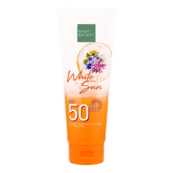 Baby Bright - White Sun Cooling Body Lotion SPF50 PA+++ 160ml.