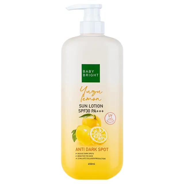 Baby Bright - Yuzu Lemon Sun Lotion SPF30 PA+++ 450ml.
